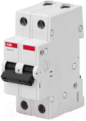 Выключатель автоматический ABB Basic M-C10 / 2 BMS412C10 - фото