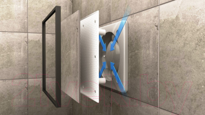 Вентилятор накладной Awenta System + Turbo 100M / KWT100M-PI100