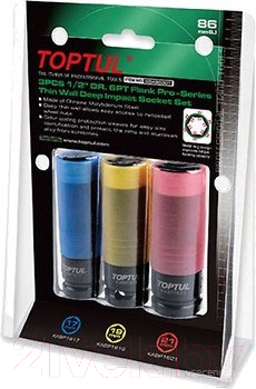 Набор головок слесарных Toptul GDAS0301 - фото