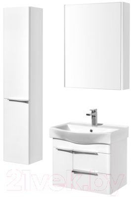 Шкаф с зеркалом для ванной Акватон Беверли 65 (1A237002BV010)