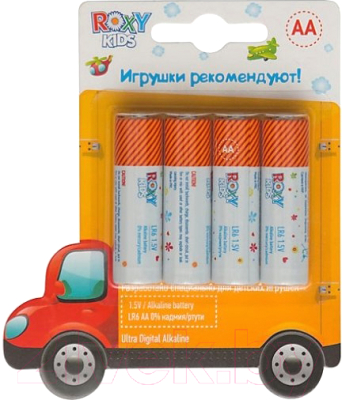 Комплект батареек Roxy-Kids Машинка AA / R-LR6-4 - фото