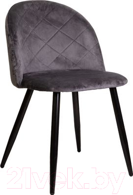 Стул Седия Honnor (серый велюр HLR-21/черный) - фото