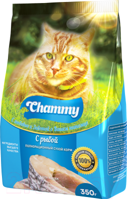Сухой корм для кошек Chammy С рыбой - фото