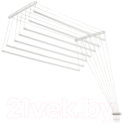 Сушилка для белья Comfort Alumin Group Потолочная 7 прутьев 120см - фото