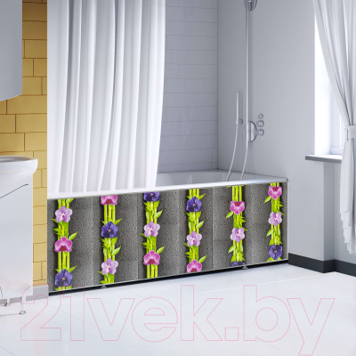 Экран для ванны Comfort Alumin Group Орхидея 170