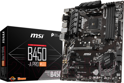 Материнская плата MSI B450-A Pro Max