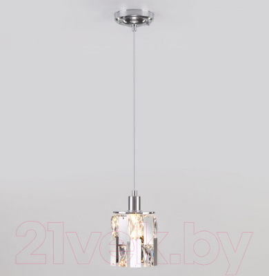 Потолочный светильник Евросвет 50101/1 (хром) - фото