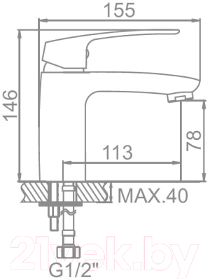 Смеситель Ledeme L1072