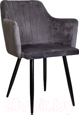 Стул Седия Brit (серый велюр HLR-21/черный) - фото