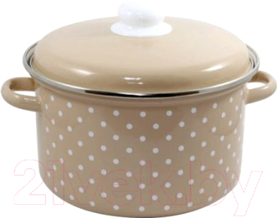 Кастрюля Эмаль Горох мелкий-К 18-1612/4М - фото