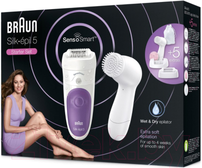 Эпилятор Braun Silk-epil 5 SensoSmart 5/870