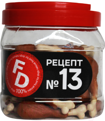 Лакомство для собак For Dogs Куриные ножки с кальцием / TUZ505 - фото