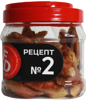 Лакомство для собак For Dogs Заячьи ушки с филе зайца / TUZ501 - фото