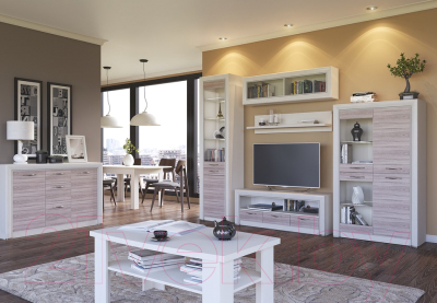 Журнальный столик Anrex Olivia (вудлайн кремовый)