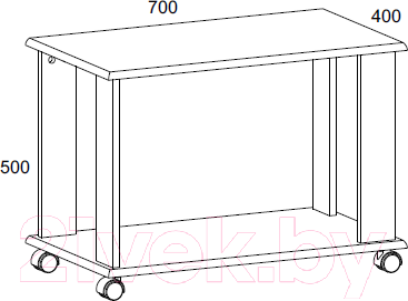 Журнальный столик Anrex Olivia L (вудлайн кремовый)