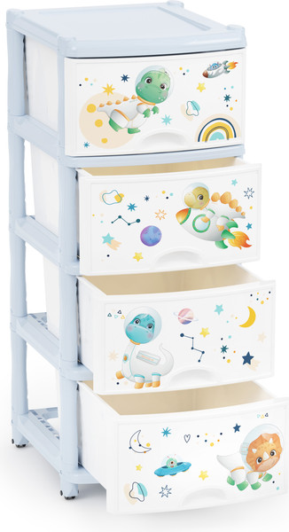Комод пластиковый Альтернатива Для мальчиков / М1243