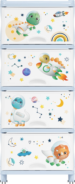 Комод пластиковый Альтернатива Для мальчиков / М1243