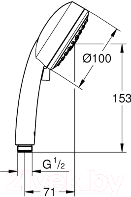 Лейка ручного душа GROHE New Tempesta Cosmopolitan 100 27574002