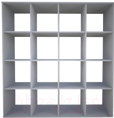 Стеллаж Polini Kids Home Smart Кубический 16 секций (белый)