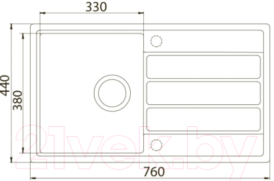 Мойка кухонная ZORG Eco 3 (бежевый)