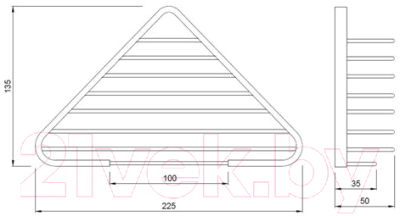 Полка для ванной Jaquar ACN-CHR-1175N
