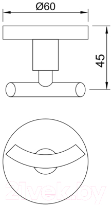 Крючок для ванной Jaquar ACN-CHR-1161N