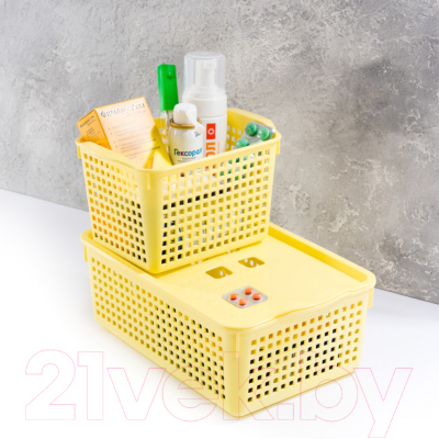 Корзина Violet Лофт / 641006 (2л, белый)