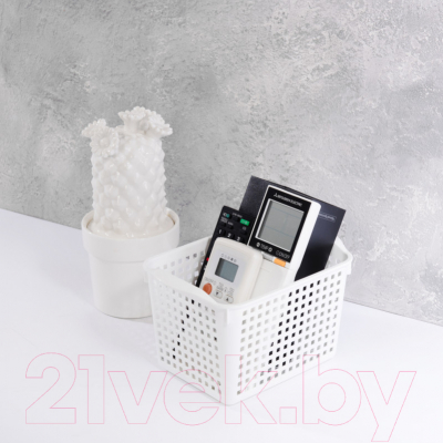 Корзина Violet Лофт / 641006 (2л, белый)