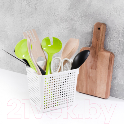 Корзина Violet Лофт / 641006 (2л, белый)