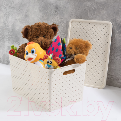 Корзина Violet Береста / 523126 (14л, слоновая кость)