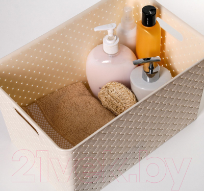 Корзина Violet Береста / 523126 (14л, слоновая кость)