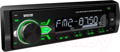 Бездисковая автомагнитола Mystery MAR-212U - фото