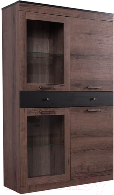 Шкаф с витриной Anrex Jagger 2V2D1S