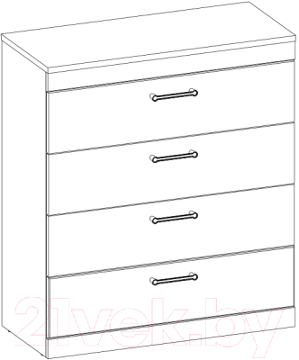 Комод Anrex Jagger 4S
