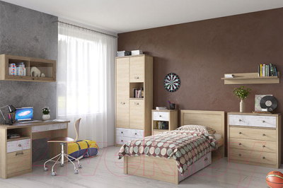 Комод Anrex Diesel 4S/D2 (дуб мадура/энигма)