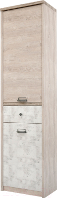 Шкаф-пенал Anrex Diesel 2D1S/D2 (дуб мадура/энигма) - фото