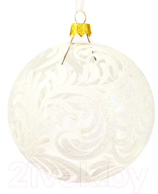 Шар новогодний Грай Снежная королева на прозрачном Ш100-36