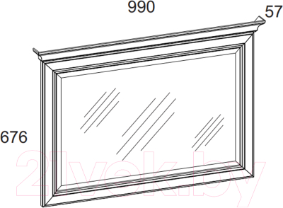 Зеркало Anrex Monako 90