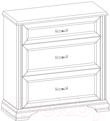 Комод Anrex Monako 3S
