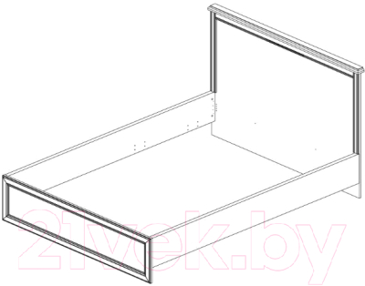 Двуспальная кровать Anrex Monako 180