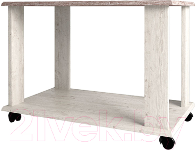 Журнальный столик Anrex Monako L (сосна винтаж/дуб анкона) - фото