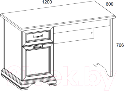Письменный стол Anrex Monako 120