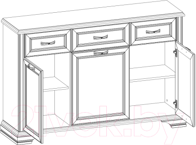 Тумба Anrex Monako 3D3S