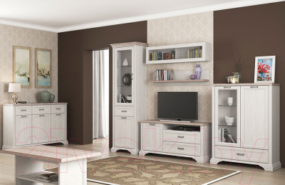 Шкаф с витриной Anrex Monako 1V1D1S