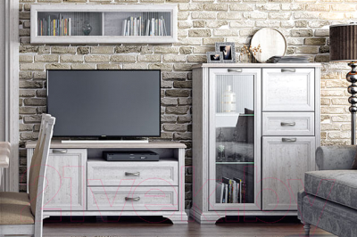 Шкаф с витриной Anrex Monako 1V2D1S