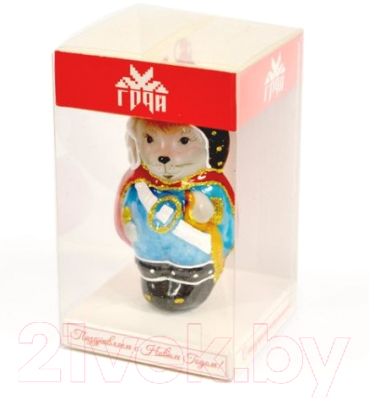 Елочная игрушка Грай Мышь Мушкетер Ф-47