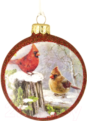 Елочная игрушка Грай Медальон-Птички Ф-95 - фото