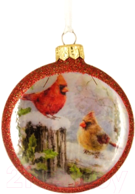 Елочная игрушка Грай Медальон-Птички Ф-95