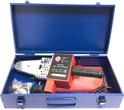 Паяльник для полипропиленовых труб Калибр Промо СВА-780Т