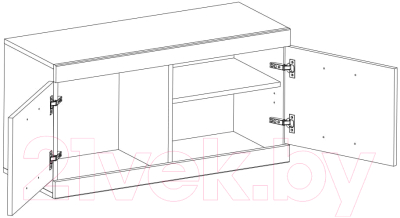 Тумба Anrex Oskar 2D (дуб санремо)